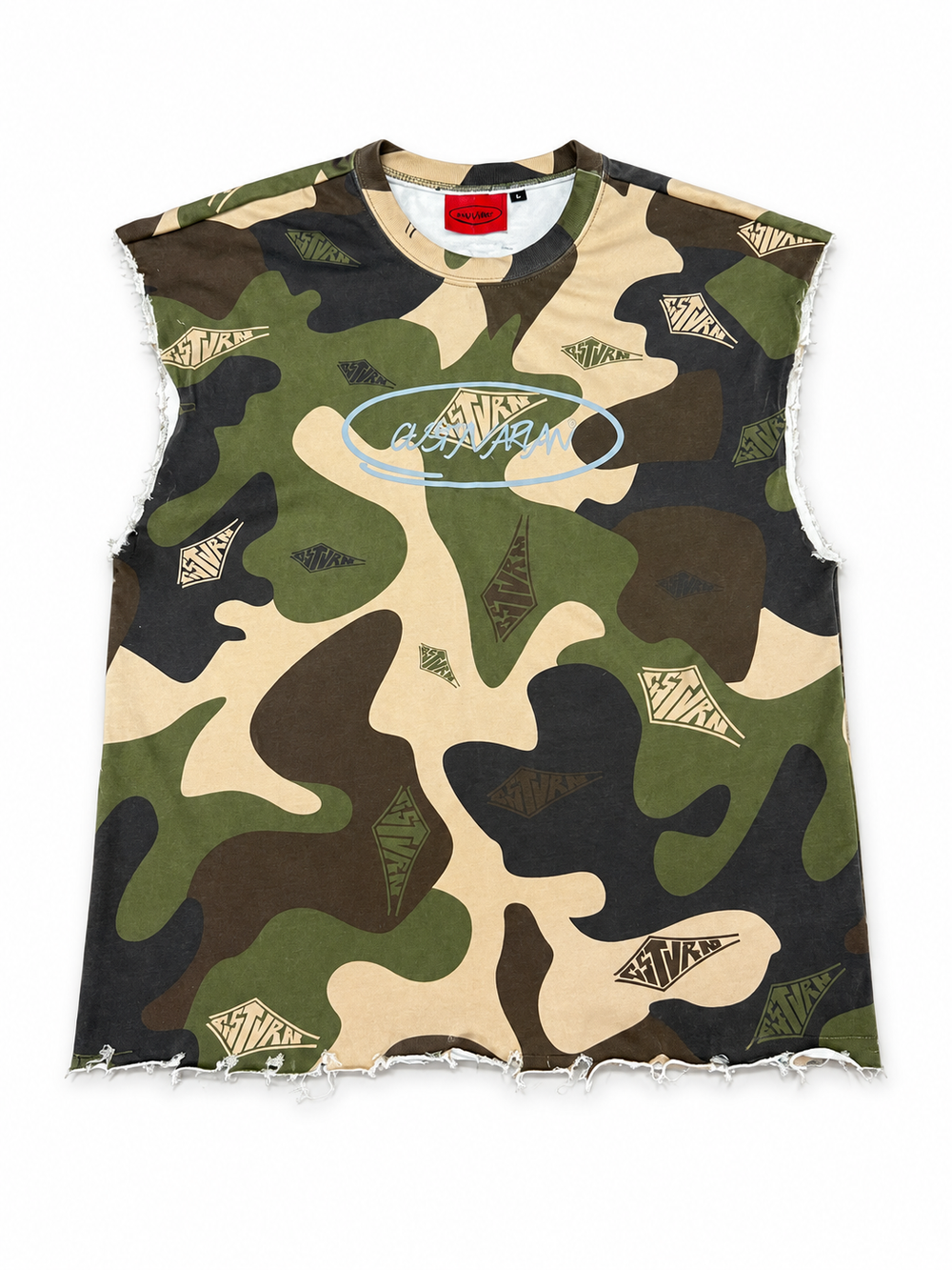 Gustavarian Sleeveless Camo Top