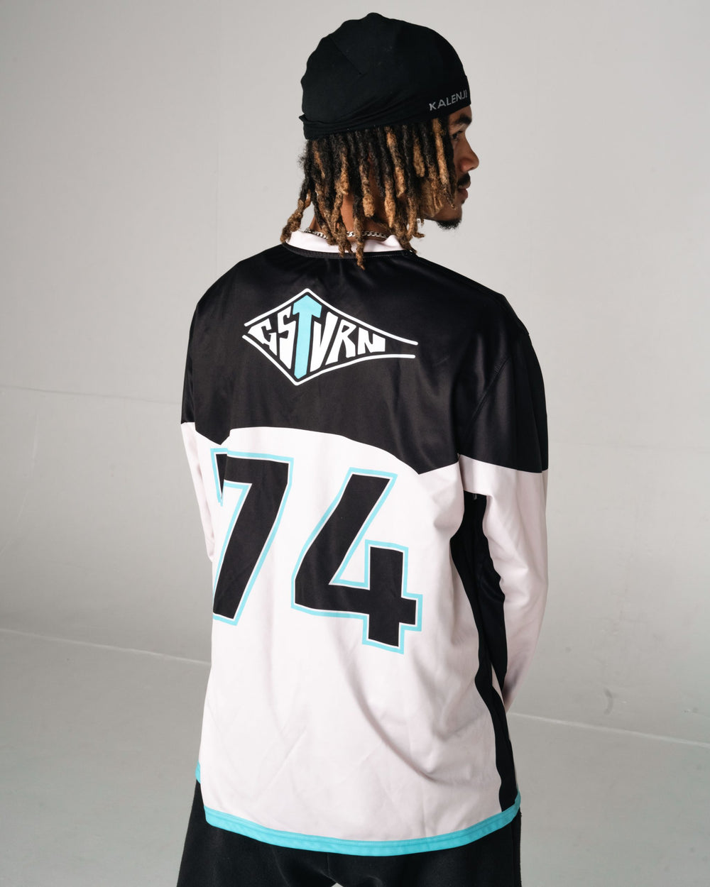 GSTVRN 74 Hockey Jersey Champagne Pink & Black