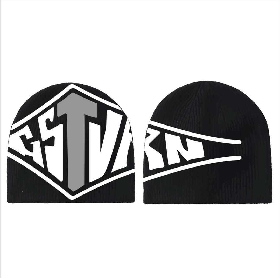 GSTVRN Original White and black 2way Beanie