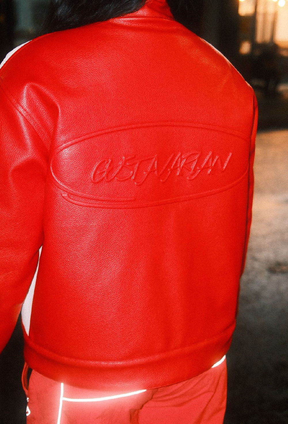 Gustavarian Red Leather Jacket (Pre-order)