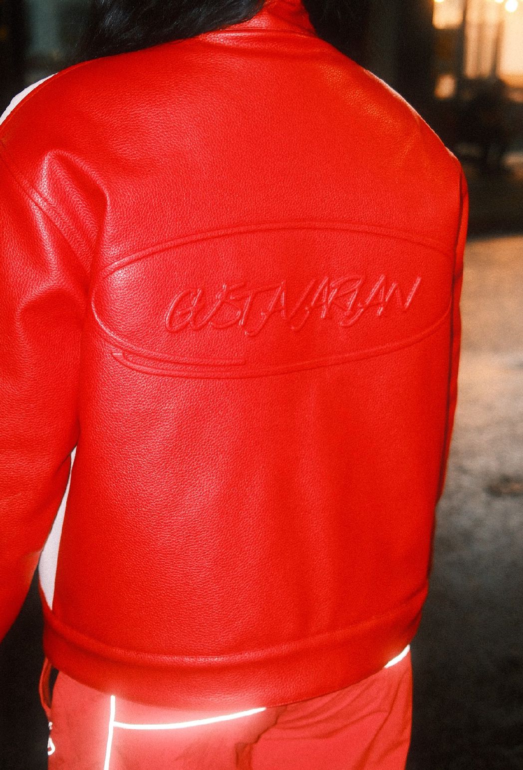 Gustavarian Red Leather Jacket (Pre-order)